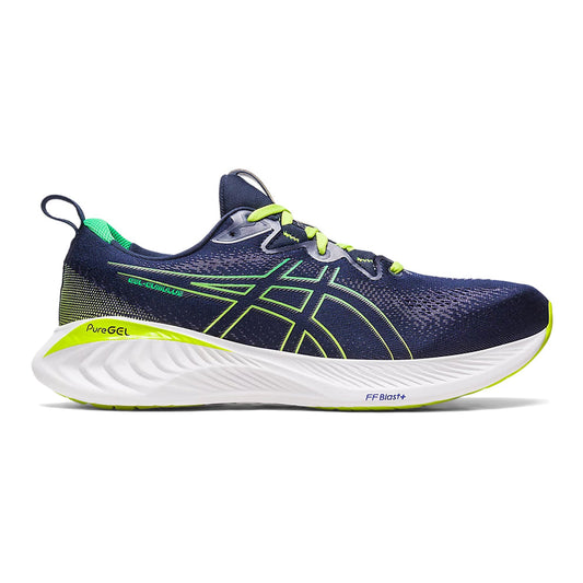 Men's Asics Gel-Cumulus 25, Midnight/Cilantro, 9.5 D Medium - Skoutley Outdoors LLC