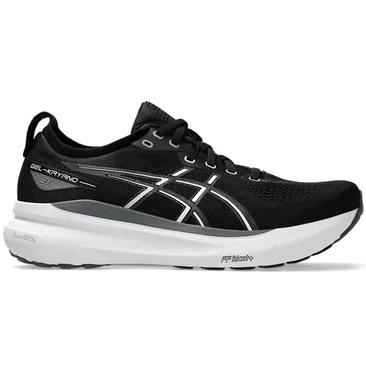 Men's Asics Gel-Kayano 31, Black/White, 12.5 2E Wide - Skoutley Outdoors LLC