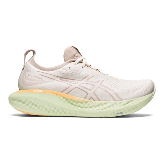 Men's Asics Gel-Nimbus 25, Cream/Fawn, 12 D Medium - Skoutley Outdoors LLC
