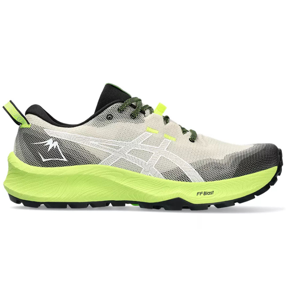 Men's Asics Gel-Trabuco 12, Oatmeal/White, 12.5 D Medium - Skoutley Outdoors LLC