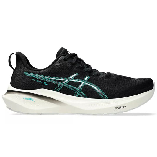 Men's Asics GT-2000 13, Black/Wave Teal, 8.5 D Medium - Skoutley Outdoors LLC