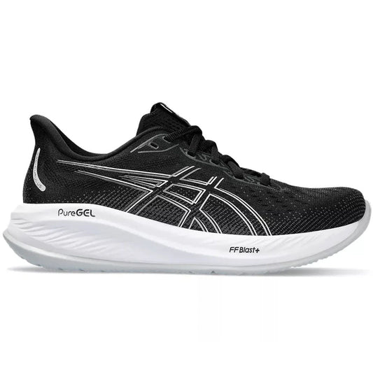 Women's Asics Gel-Cumulus 26, Black/Concrete, 7 2A Narrow - Skoutley Outdoors LLC