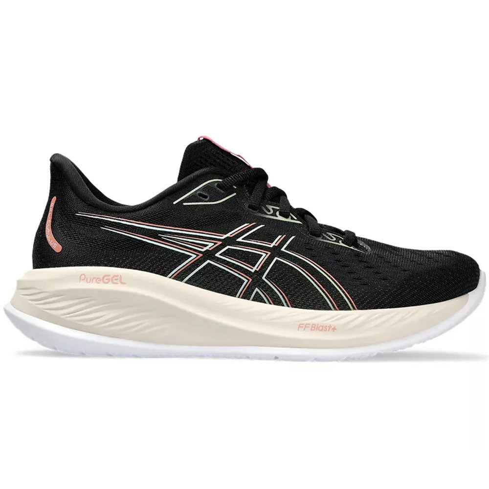 Women's Asics Gel-Cumulus 26, Black/Dark Jade, 11 B Medium - Skoutley Outdoors LLC