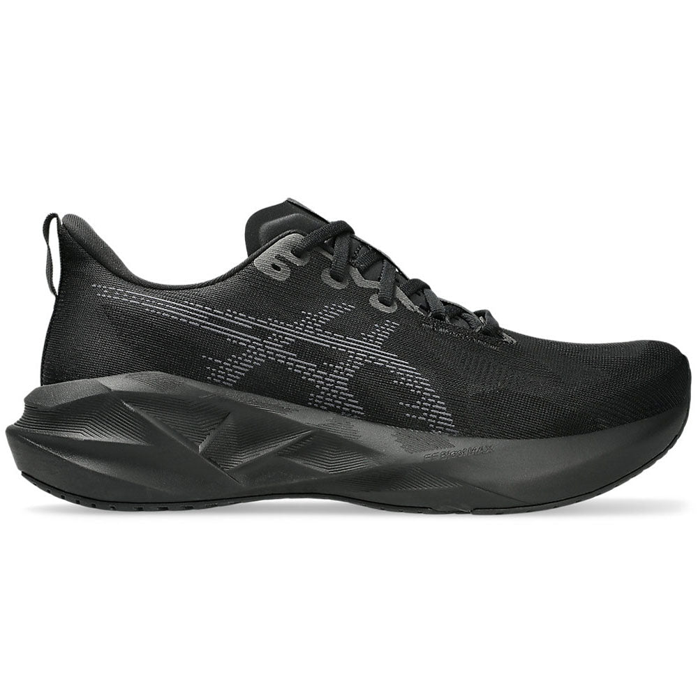 Men's Asics Novablast 5, Black/Carrier Grey, 9.5 D Medium - Skoutley Outdoors LLC