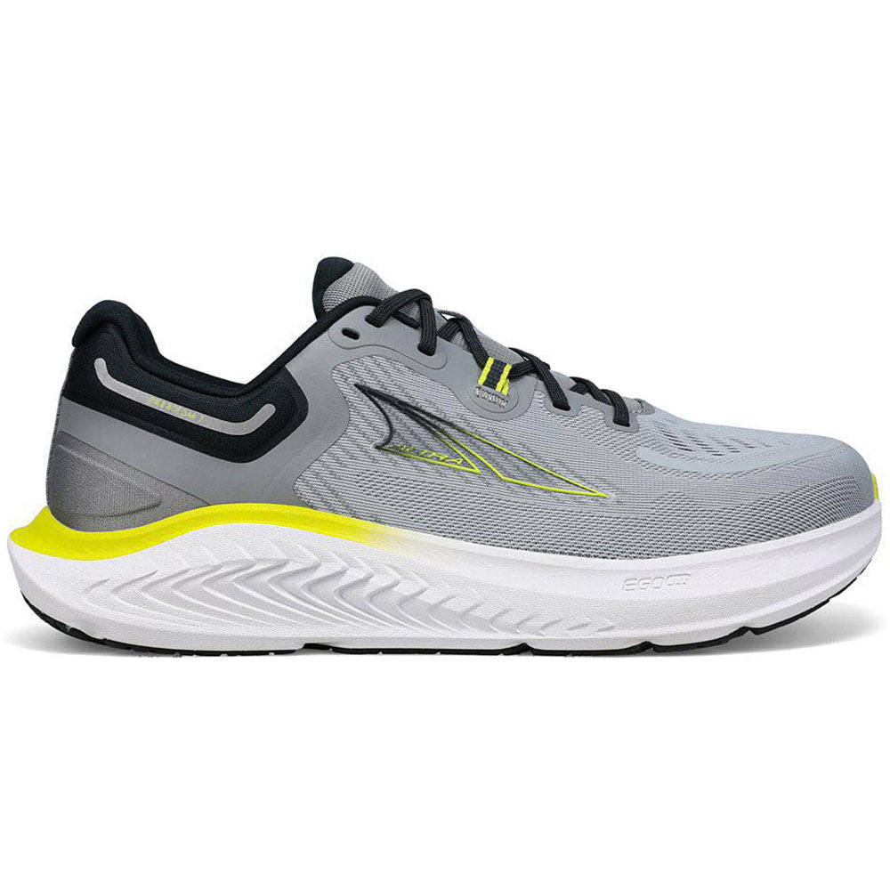 Men's Altra Paradigm 7, Gray/Lime, 10 D Medium - Skoutley Outdoors LLC