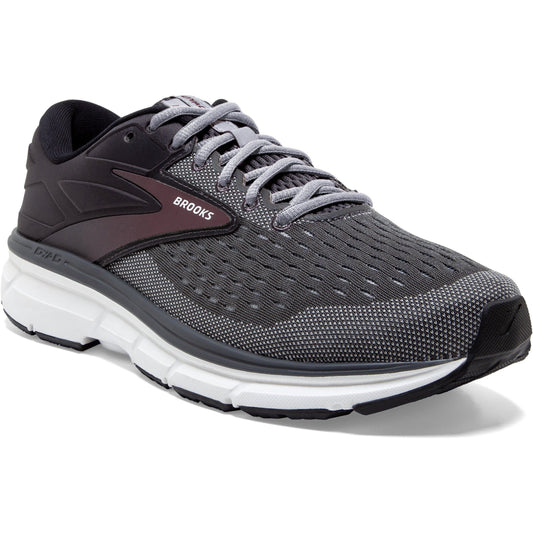 Men's Brooks Dyad 11, Blackened Pearl/Alloy/Red, 10 D Medium - Skoutley Outdoors LLC