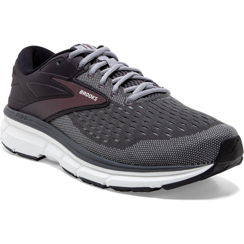Men's Brooks Dyad 11, Blackened Pearl/Alloy/Red, 8.5 D Medium - Skoutley Outdoors LLC