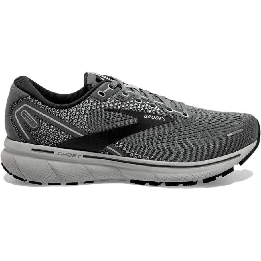 Men's Brooks Ghost 14, Grey/Alloy/Oyster, 9 B Narrow - Skoutley Outdoors LLC