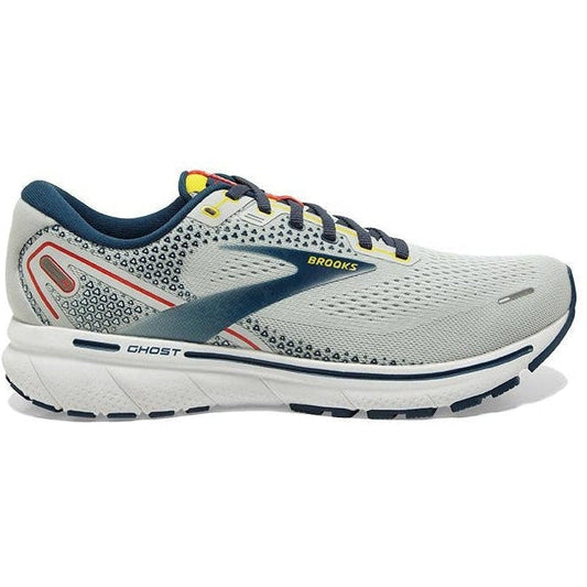 Men's Brooks Ghost 14, Grey/Titan/Maize, 11.5 D Medium - Skoutley Outdoors LLC