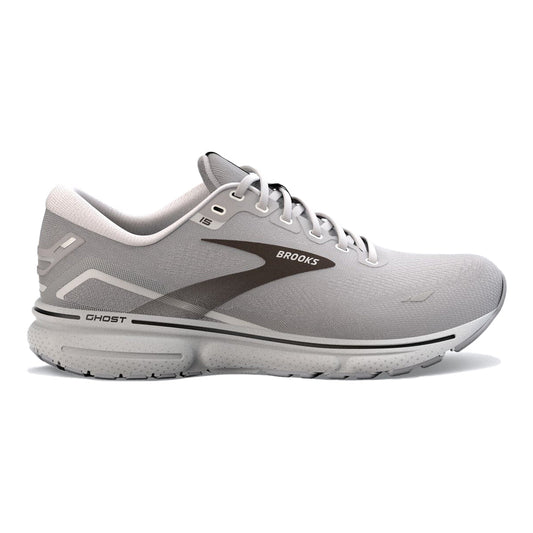 Men's Brooks Ghost 15, Alloy/Oyster/Black, 7 2E Wide - Skoutley Outdoors LLC