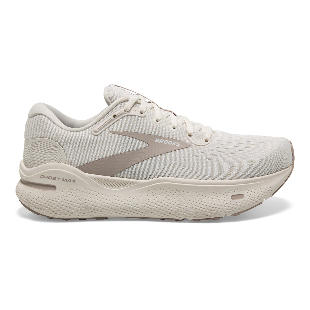 Men's Brooks Ghost Max, Coconut/White Sand/Chateau, 9.5 D Medium - Skoutley Outdoors LLC