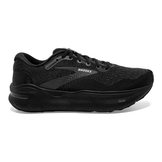 Men's Brooks Ghost Max, Black/Black/Ebony, 8.5 D Medium - Skoutley Outdoors LLC