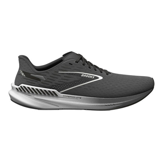 Women's Brooks Hyperion GTS, Gunmetal/Black/White, 9 B Medium - Skoutley Outdoors LLC