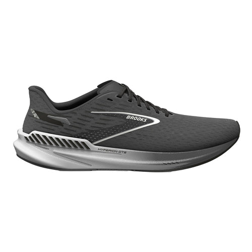 Men's Brooks Hyperion GTS, Gunmetal/Black/White, 13 D Medium - Skoutley Outdoors LLC