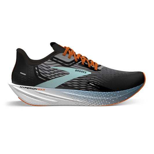 Men's Brooks Hyperion Max, Black/Grey/Orange Clown Fish, 9.5 D Medium - Skoutley Outdoors LLC