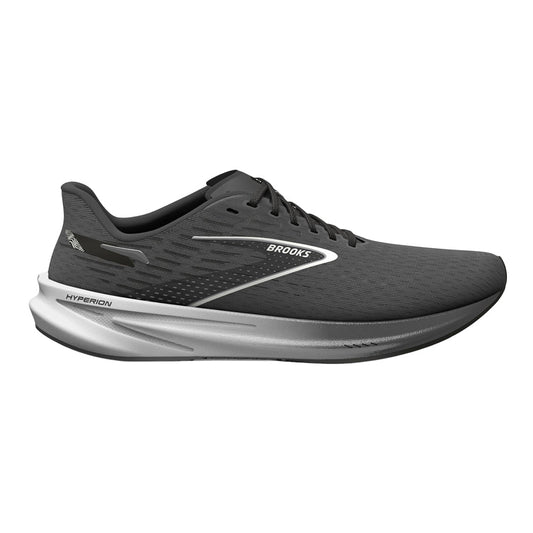 Men's Brooks Hyperion, Gunmetal/Black/White, 8 D Medium - Skoutley Outdoors LLC
