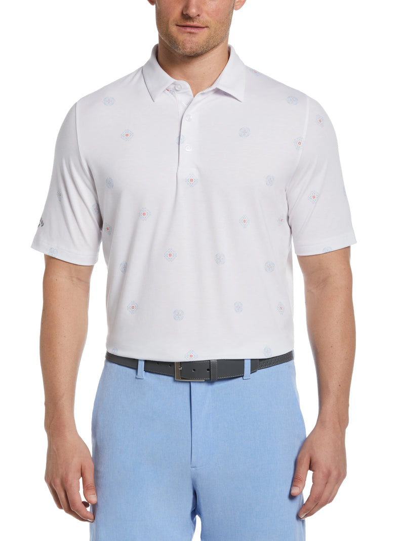 Load image into Gallery viewer, Mens Foulard Print Golf Polo
