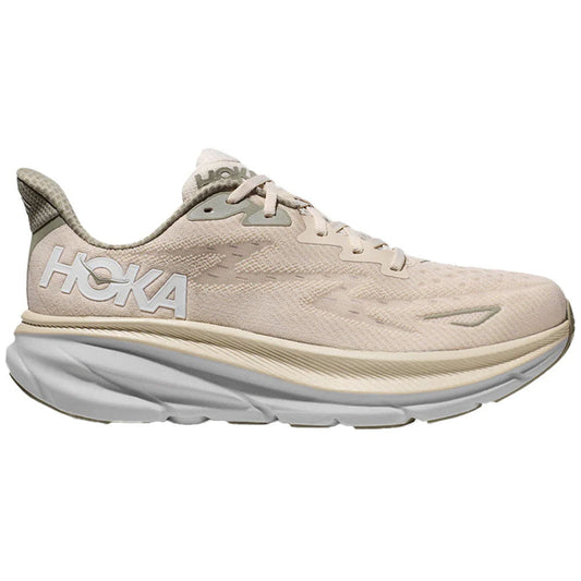 Men's Hoka Clifton 9, Oat Milk/Barley, 9 D Medium - Skoutley Outdoors LLC