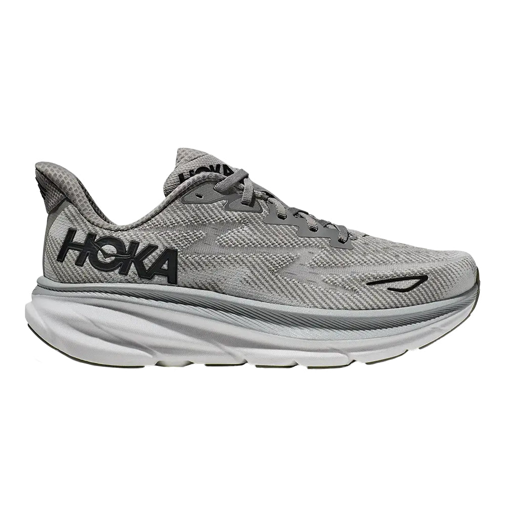 Men's Hoka Clifton 9, Harbor Mist/Black, 10 D Medium - Skoutley Outdoors LLC