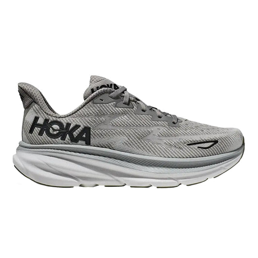Men's Hoka Clifton 9, Harbor Mist/Black, 10 D Medium - Skoutley Outdoors LLC