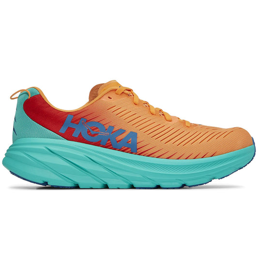 Men's Hoka Rincon 3, Blazing Orange/Fiesta, 12.5 D Medium - Skoutley Outdoors LLC