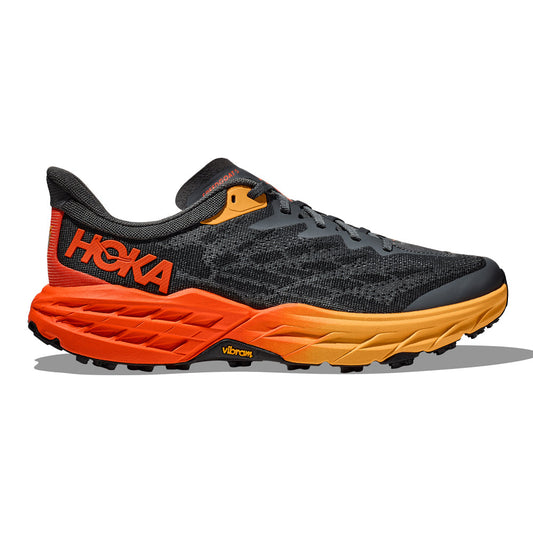 Men's Hoka Speedgoat 5, Castlerock/Flame, 12.5 D Medium - Skoutley Outdoors LLC