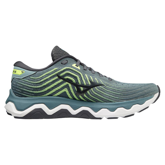Men's Mizuno Wave Horizon 6, Smoke Blue/Ebony, 9 D Medium - Skoutley Outdoors LLC