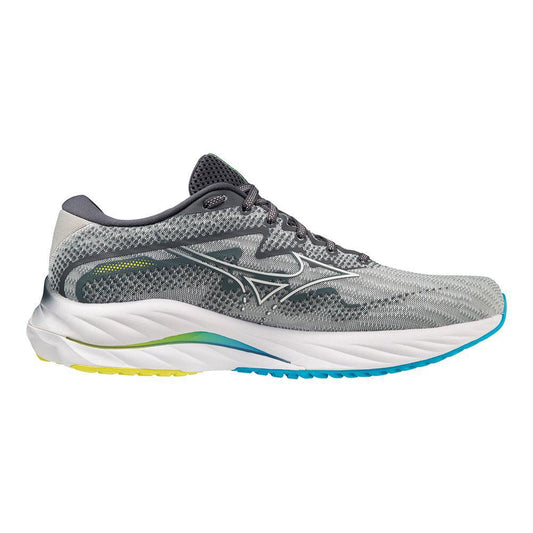 Men's Mizuno Wave Rider 27, Pearl Blue/White, 7 D Medium - Skoutley Outdoors LLC