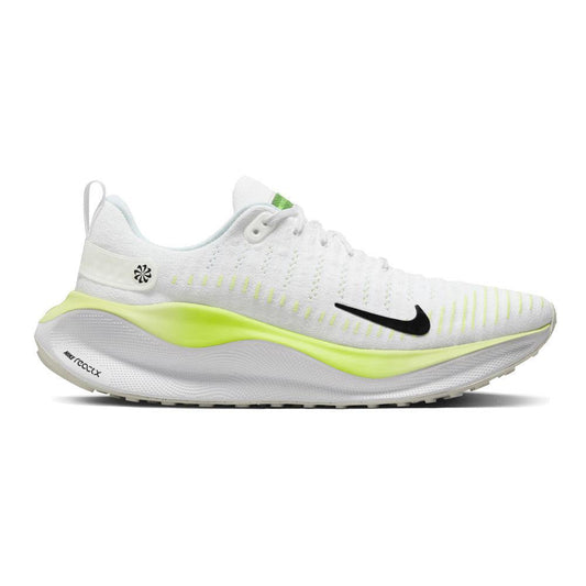 Women's Nike InfinityRN 4, White/Black-LT Lemon Twist, 10 B Medium - Skoutley Outdoors LLC