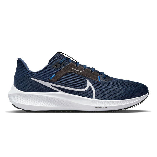 Men's Nike Pegasus 40, Midnight Navy/Pure Platinum-Black, 12.5 D Medium - Skoutley Outdoors LLC
