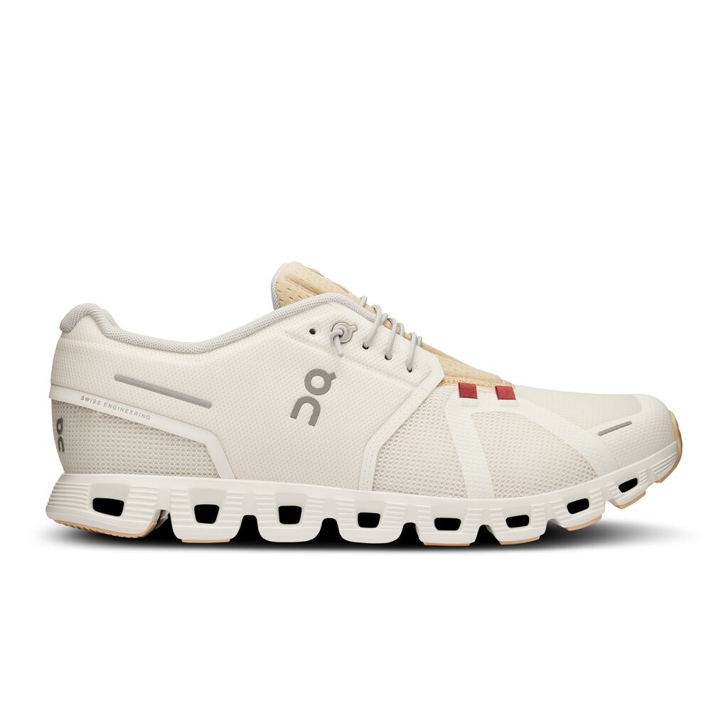 Men's On Cloud 5 Push, Ivory/Savannah, 10.5 D Medium - Skoutley Outdoors LLC