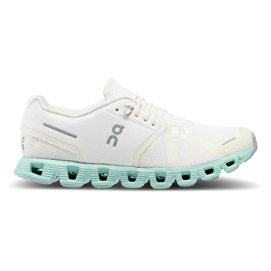 Men's On Cloud 5 Undyed, Undyed-White/Creek, 9 D Medium - Skoutley Outdoors LLC