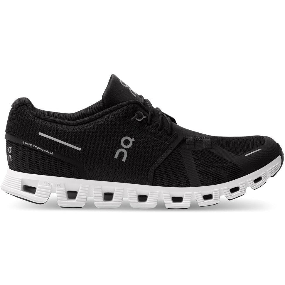 Men's On Cloud 5, Black/White, 12 D Medium - Skoutley Outdoors LLC