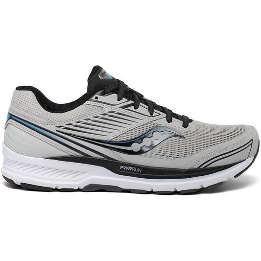 Men's Saucony Echelon 8, Alloy/Black, 7 D Medium - Skoutley Outdoors LLC