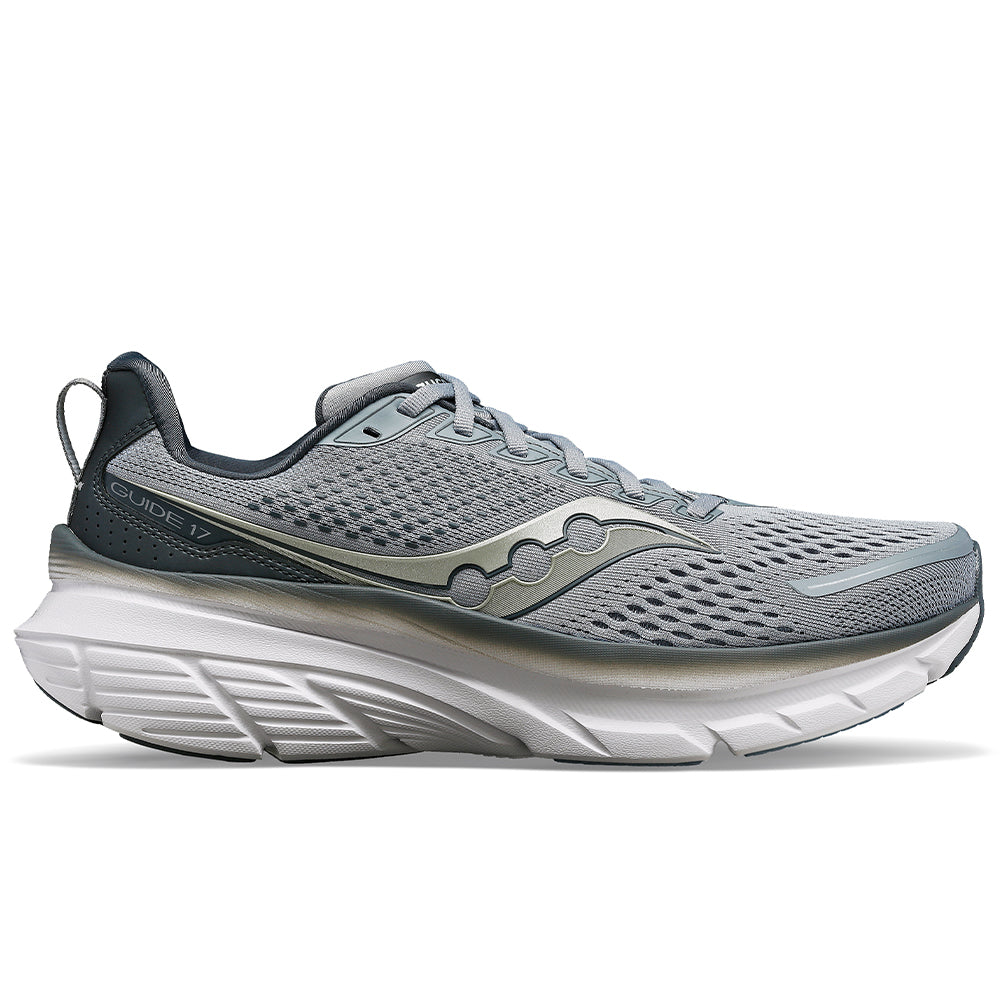 Men's Saucony Guide 17, Flint/Shadow, 9.5 4E Extra Wide - Skoutley Outdoors LLC