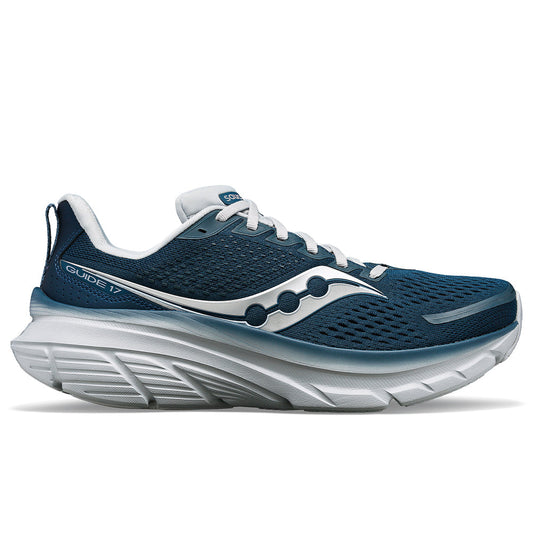 Men's Saucony Guide 17, Denim/Cloud, 9.5 D Medium - Skoutley Outdoors LLC