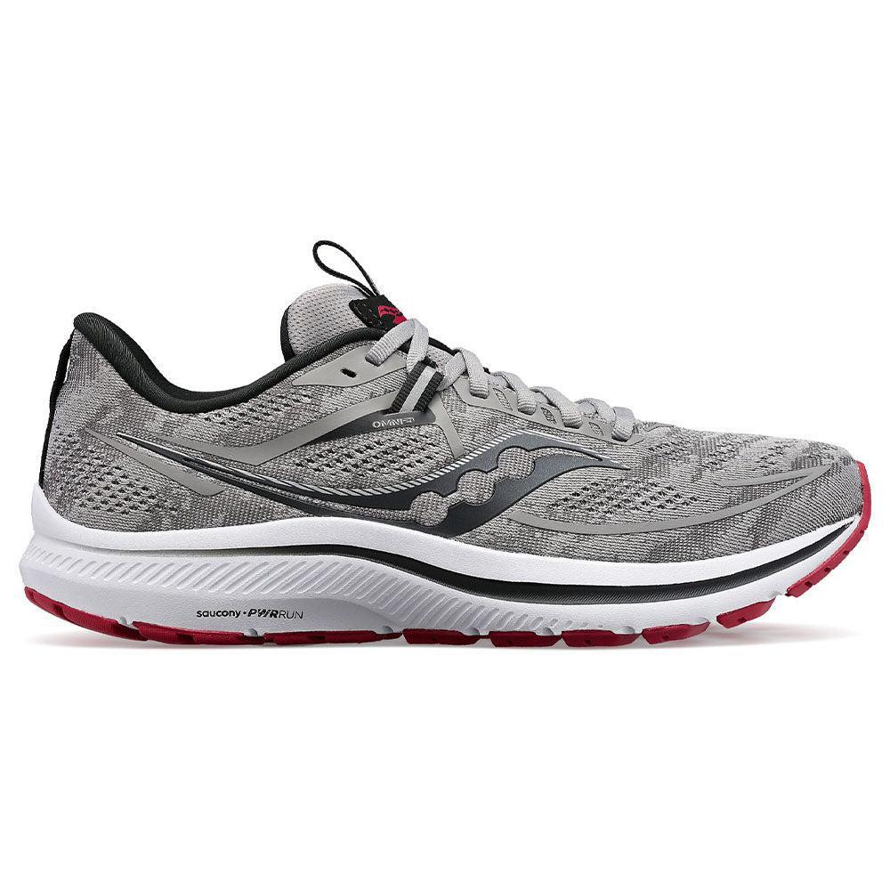 Men's Saucony Omni 21, Alloy/Garnet, 12.5 D Medium - Skoutley Outdoors LLC