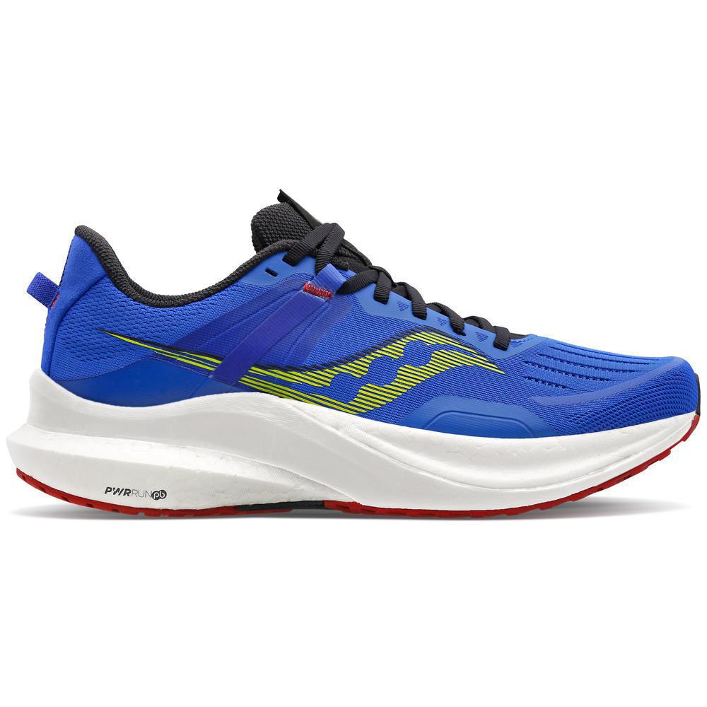 Men's Saucony Tempus, Blue Raz/Acid, 10 D Medium - Skoutley Outdoors LLC