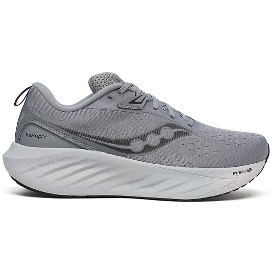 Men's Saucony Triumph 22, Flint/Black, 15 2E Wide - Skoutley Outdoors LLC