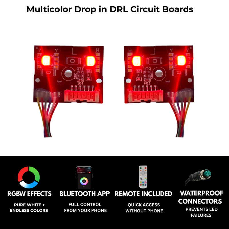 Load image into Gallery viewer, Mercedes Benz C-Class RGBW Multicolor DRL Boards (2015-2023)

