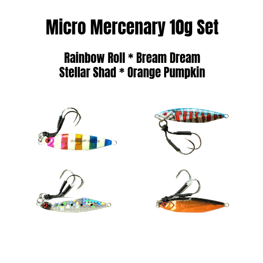 Load image into Gallery viewer, Sumo &amp; Mercenary Micro Slow Pitch Jig – 4-Pack – 10g &amp; 15g
