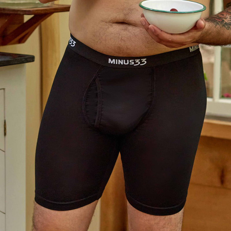 Load image into Gallery viewer, Men's Merino Wool Pouch Boxer Briefs - Microweight
