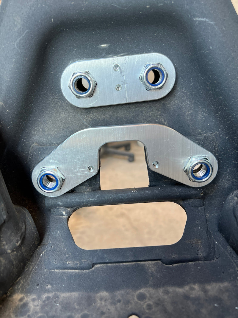 Load image into Gallery viewer, Can-Am Maverick R Radius Rod Nut Plate Kit
