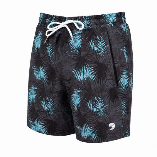 Midnight Palms - Waterproof Swim Shorts With A Waterproof Pocket