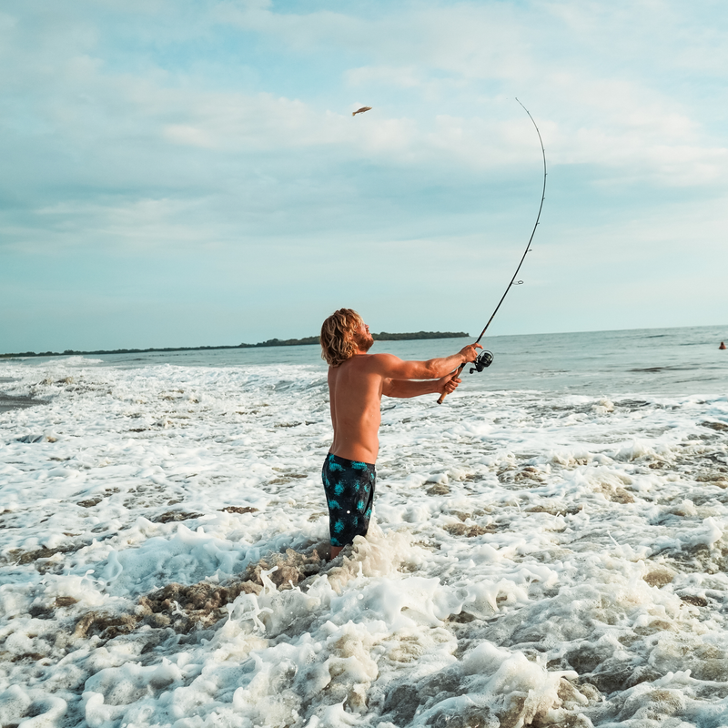 Load image into Gallery viewer, Midnight Palms - Waterproof Swim Shorts With A Waterproof Pocket
