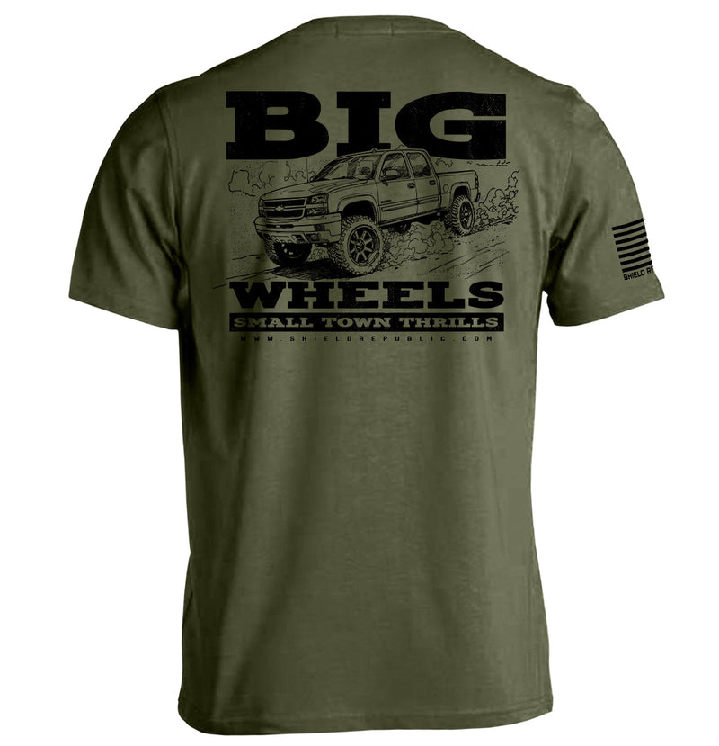 Load image into Gallery viewer, Big Wheels Small Town Thrills
