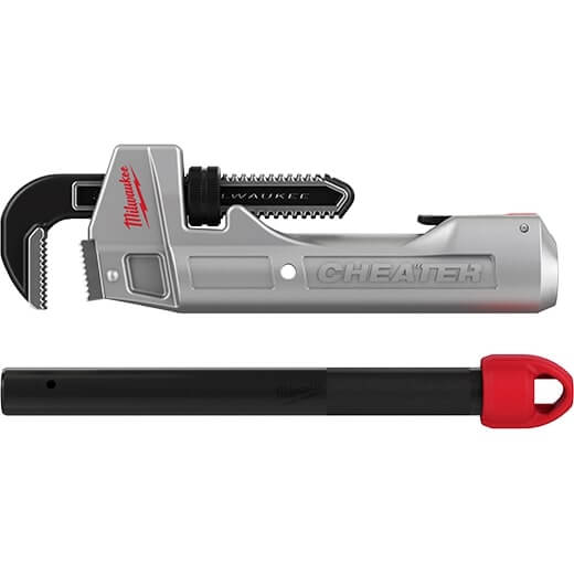 Load image into Gallery viewer, Milwaukee 48-22-7318 CHEATER Aluminum Adaptable Pipe Wrench
