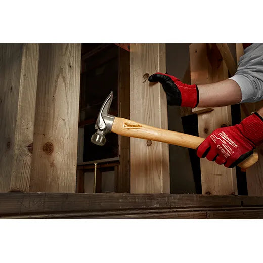Load image into Gallery viewer, Milwaukee 48-22-9419 19oz Milled Face Hickory Handle Framing Hammer
