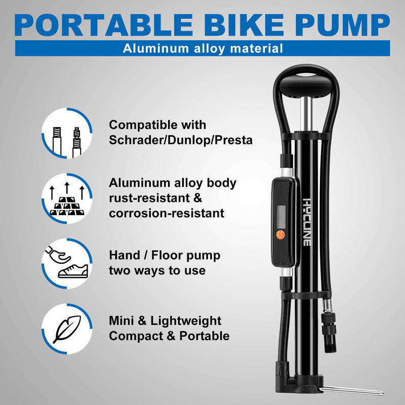Load image into Gallery viewer, Mege2 140 PSI Portable Bike Pump
