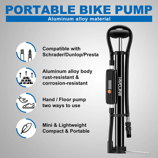 Mege2 140 PSI Portable Bike Pump